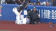 【ロッテ】西川史礁が負傷交代　守備でフェンス激突のアクシデント　今季は打率.295マークし球宴初選出