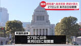 「衆議院選挙に向け　各党党首や幹部が支持訴え　27日公示、来月8日投開票」の画像1