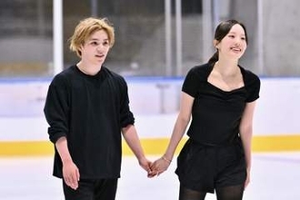 【フィギュア】宇野昌磨&本田真凜カップルが初の公開練習「まりんも乗ってて安心できる土台になれたら」宇野は支えるために3キロ増