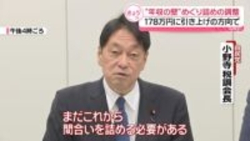 「年収の壁」178万円に引き上げる方向で詰めの調整　政府・与党
