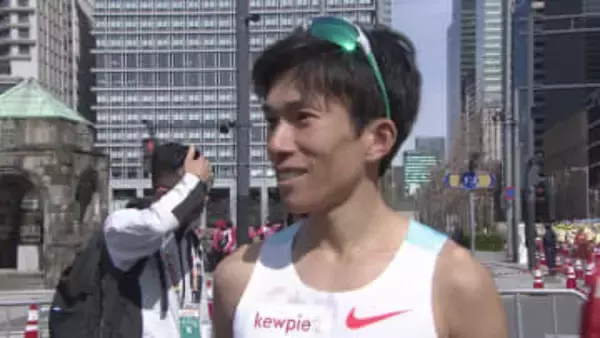 日本勢2位の鈴木健吾「粘りの走りを見せられた」　終盤競った大迫傑とは「改めて力の差を感じた」【東京マラソン】