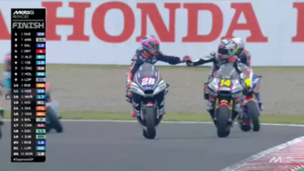 【MotoGP】日本GP 　ランキング首位ゴンザレスがまさかのアクシデントでノーポイント　ランキング2位ゲバラ優勝でポイント差は『10.5』