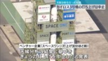 カイロス3号機の打ち上げは中止　天候分析を行った結果