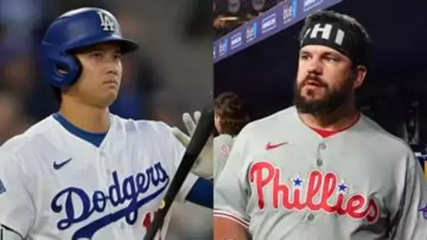 【MLB】昨季MVP争いをした大谷翔平とシュワバーの初対戦で両者バチバチ　ホームランを放つ熱い対決に