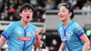 【卓球】張本智和＆美和がそろって4強入り　初の“兄妹優勝”へあと2勝　誕生日の父へ「優勝をプレゼントできれば」