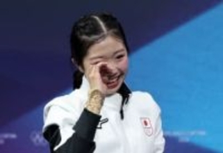 【フリー】中井亜美が殊勲の銅メダル!!　代名詞のトリプルアクセルを決め、首かしげ笑顔の強心臓　順位確定後には金リウと喜び爆発も一転“涙”