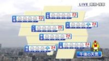 【天気】西・東日本は西から雨の範囲広がる　夕方には東海や北陸でも雨　北日本も夜は雨に
