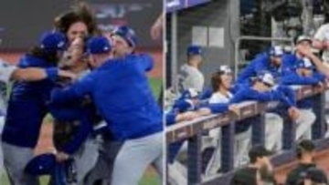ドジャースは歓喜のハグ　ブルージェイズはいたわりあうハグ　延長の末わずか1点で明暗がわかれる