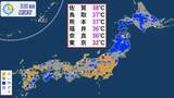 「【天気】北日本は雨 西日本は通り雨」の画像1