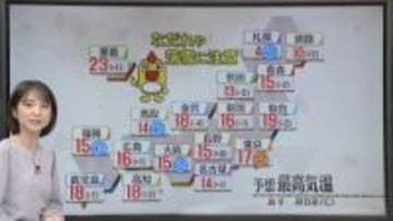 【あすの天気】全国的に雨…雷雨のところも　日本海側中心に夜にかけ気温下がる