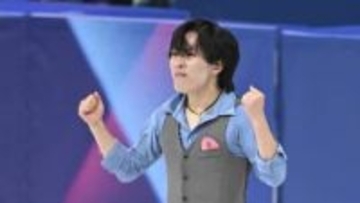 【フィギュア】FS・三浦佳生「いい形で終われた」4回転3本成功 4年後も見据える
