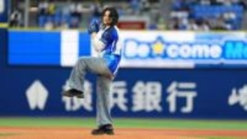 【DeNA】INIの松田迅さんが始球式「10点満点中だと7点」　友人と公園で練習を重ねマウンドへ