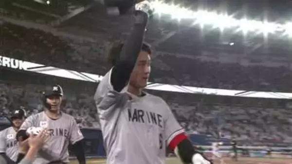 【ロッテ】西川史礁が4安打5出塁5打点の大暴れ　サイクル王手の活躍でチームの連敗を3で止める