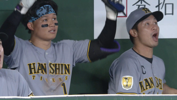 阪神ベンチもびっくり　森下翔太＆佐藤輝明が2者連続ホームラン　連日のアベック弾に坂本誠志郎が驚き