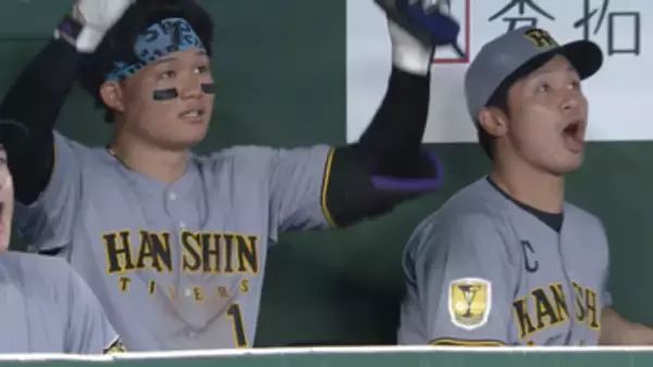 阪神ベンチもびっくり　森下翔太＆佐藤輝明が2者連続ホームラン　連日のアベック弾に坂本誠志郎が驚き