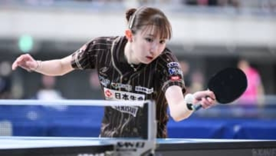 【卓球】早田ひなが8年連続4強入り　好調のカットマン佐藤瞳に完勝