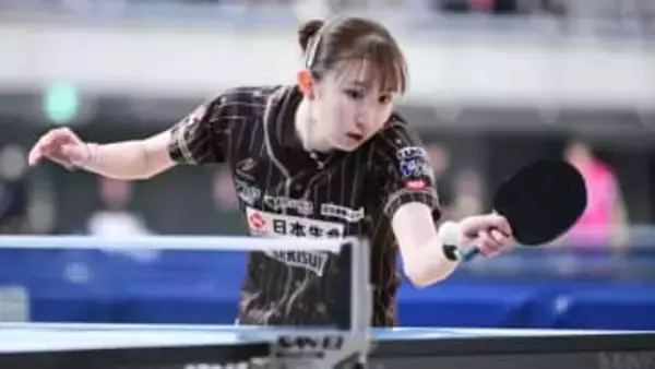 【卓球】早田ひなが8年連続4強入り　好調のカットマン佐藤瞳に完勝