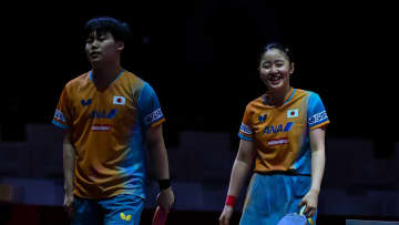 【卓球】シングルス優勝コンビの松島輝空・張本美和ペアがベスト8入り　張本は女子ダブルスでもベスト8入り
