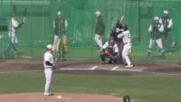 【巨人】今回のキャンプ初のLiveBPスタート　トップバッターは赤星優志vs岸田行倫　好投に実況席もうなる