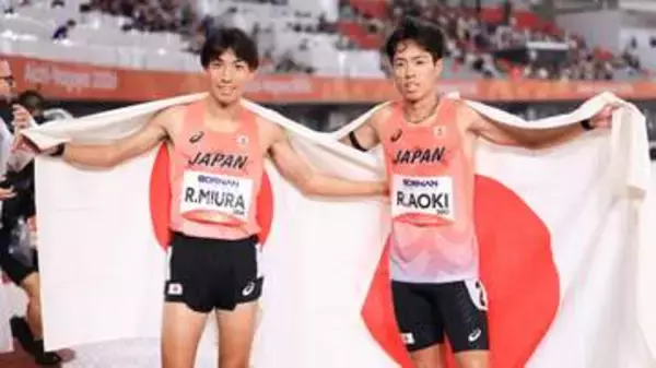 【アジア大会・陸上】男子3000m障害で日本勢62年ぶりのワン・ツー　三浦は国際大会で初めての金　青木は2大会連続の銀