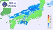 【19日の天気】広く雨　非常に激しい雨も