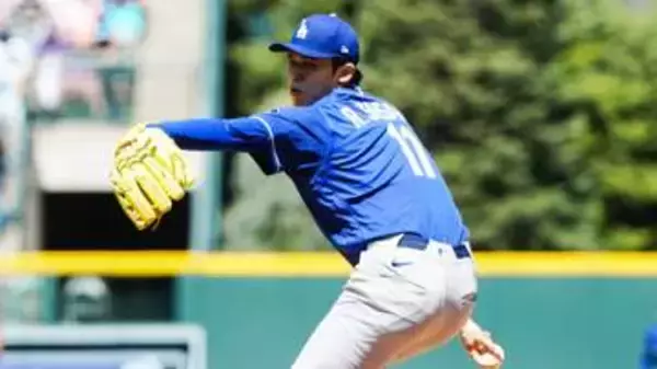 佐々木朗希の投球にロバーツ監督「良くなっていた」　5回途中3失点で勝ち負けつかず　序盤3回は無四球でテンポ良く抑える