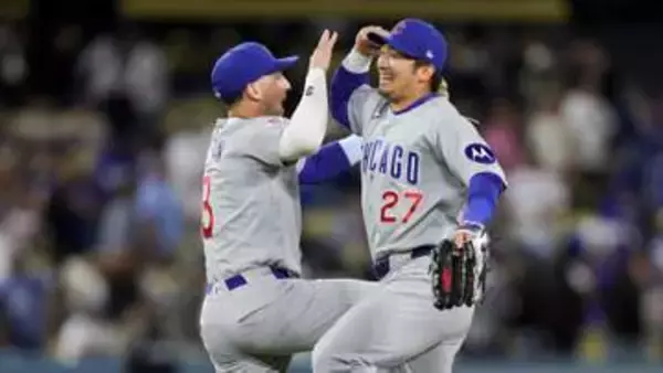 鈴木誠也が“独特ダンス”の秘密明かす「『ああいうイメージで打ちたいね』と…」　HR後にチームメートとベンチでノリノリ