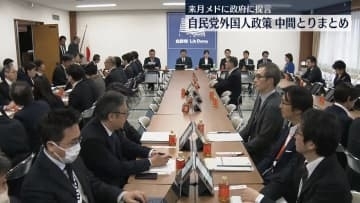 自民、外国人政策議論の中間とりまとめ　来月メドに政府に提言方針