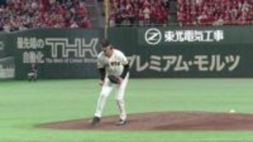 【巨人】ウィットリーが6回無安打の好投で降板　10奪三振をマーク　一時は左足を痛めた様子も…マウンドに戻り3アウト目を奪う