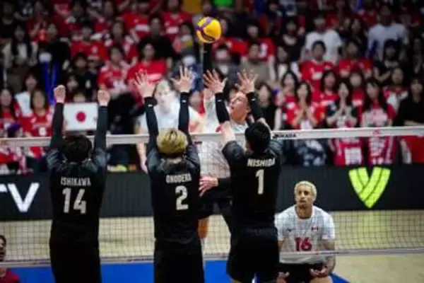 【バレー男子NL】日本、カナダとのフルセット激闘制し、怒とうの10連勝　序盤苦戦も2セットビハインドから驚異の盛り返し　宮浦・大塚・富田・ラリーが躍動し二桁得点