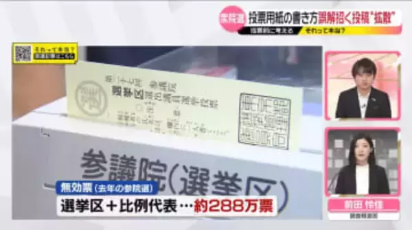 「無効票」のおそれも･･･SNSで誤解を招く投稿“拡散”　投票用紙の書き方は？【それって本当？】