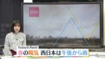 【天気】全国的に春の陽気　西日本は午後から雨