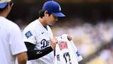 「大谷翔平が13日に左膝の水抜き処置を実施　オールスターには「同行しない」ロバーツ監督が明言」の画像1