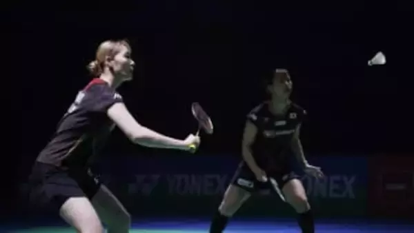 【バドミントン】フクマツペアが決勝進出　世界ランク2位の難敵を圧倒しストレートで下す〈インドOP〉