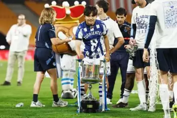 久保建英「大事な試合は負け続けてきたので」　初タイトルに喜びをかみしめる　W杯には「本番でいいプレーができたら」