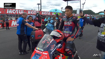 【MotoGP】日本GP 「序盤から正直厳しかった」　山中琉聖が日本勢最上位の8位も悔しさにじませる