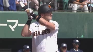 【巨人】新外国人ダルベック　ポテンヒットも安打にホッと一息　22日のアウェー戦も志願の出場へ