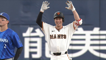 【巨人】松本剛が6回に均衡破る先制打　DeNA・東克樹のカットボールをレフトへはじき返す　力投の西舘勇陽へ勝利投手の権利もたらす一打
