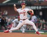 「【楽天】マエケンが2回無死満塁のピンチで気迫の雄たけび　渾身のスプリットを投げ込み無失点で切り抜ける」の画像1