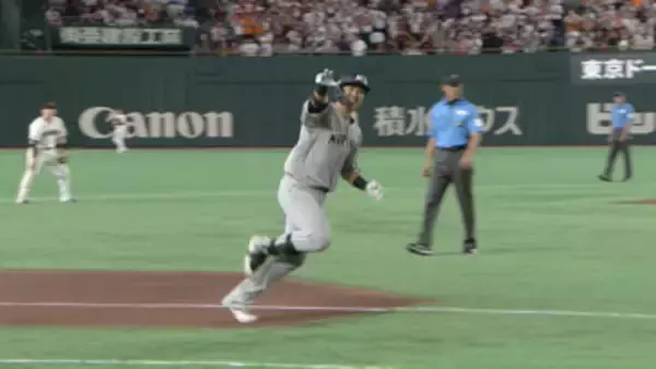【ロッテ】安田尚憲が9回2アウトの土壇場で同点ソロ　巨人の絶対的守護神・マルティネスをとらえる
