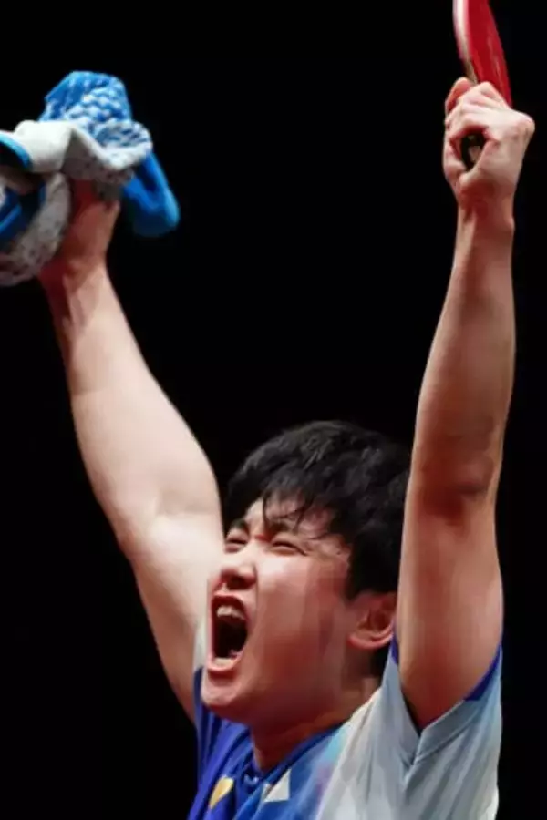 【卓球】張本智和が天敵撃破で「信じられない」　ファイナルズ初優勝まであと2つ「最後は自分を信じる気持ち」