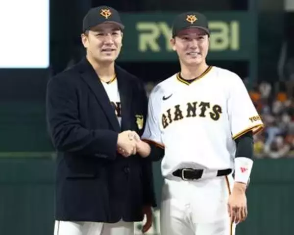 田中将大が“幼なじみ”の坂本勇人の300号を祝福　昨季は田中の200勝に坂本から花束贈呈　いまも高め合う巨人の盟友コンビ