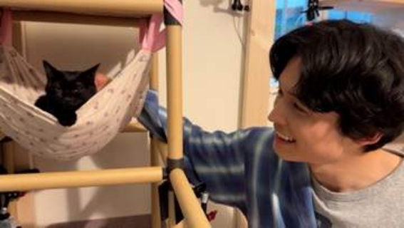 SixTONES・松村北斗　2匹の保護猫・とんとこアメ＆キャンディーと仲良くなるため、大奮闘