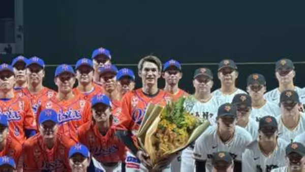 【巨人2軍】引退のオイシックス・陽岱鋼のセレモニーを実施　「本当に幸せでした」　橋上監督代行の登場に球場どよめく