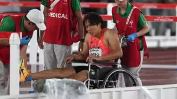 「必ずトラックに戻る」陸上・泉谷駿介がアキレス腱断裂を報告　雨中のレースで転倒〈アジア競技大会〉
