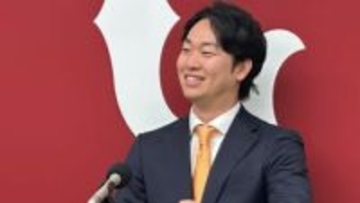 倍増の1億8000万円で笑顔のサイン　巨人・山崎伊織が契約更改　1億の大台には「悪かったら下がる」と冷静