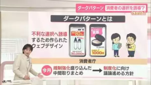【なるほどッ！】“ダークパターン”規制強化へ　消費者の選択を誘導？　スマホ普及で子どもも被害に…惑わされないための対策は