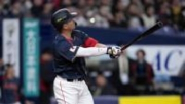 【侍ジャパン】鈴木誠也が豪快な先制弾　昨季メジャー32発のパワーみせつける