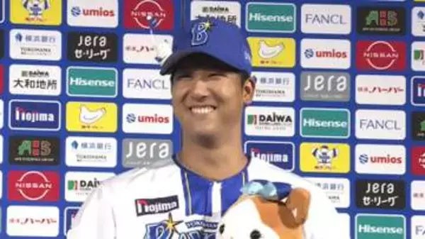 「知りませんでした」セ・リーグ初の快挙達成のDeNAルーキー島田舜也　喜びのお立ち台には「今の方が緊張」　5回に3者連続3球三振の快記録