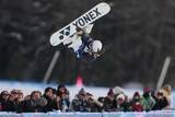 「【女子ハーフパイプ】工藤璃星が5つのトリック繰り出し予選1回目2位の記録　上位12人が決勝進出」の画像1